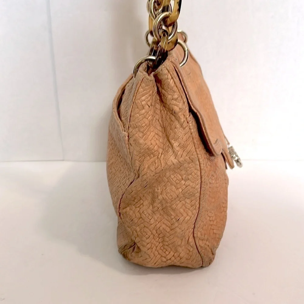 Elaine Turner Purse light distressed leather tan